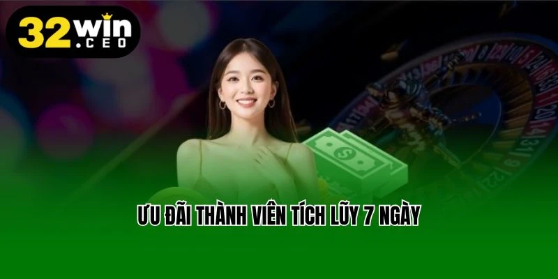 Ưu đãi thành viên mới tích lũy 7 ngày